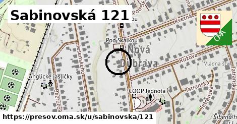 Sabinovská 121, Prešov