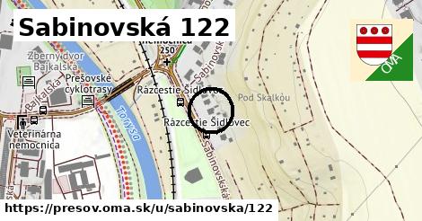 Sabinovská 122, Prešov