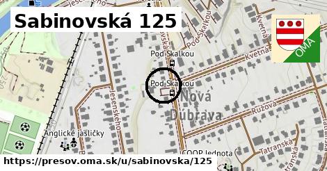 Sabinovská 125, Prešov