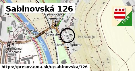 Sabinovská 126, Prešov