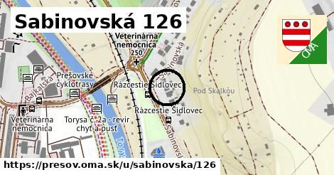 Sabinovská 126, Prešov