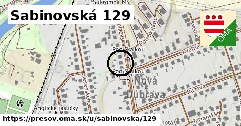 Sabinovská 129, Prešov
