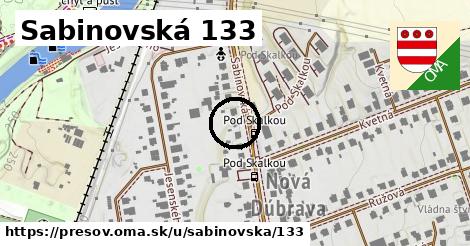 Sabinovská 133, Prešov