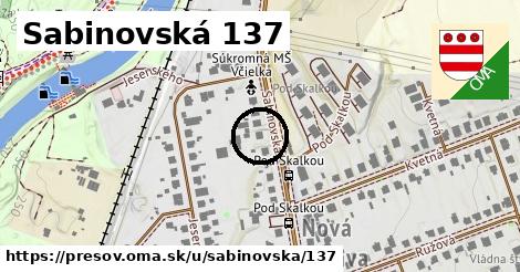 Sabinovská 137, Prešov