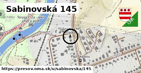 Sabinovská 145, Prešov