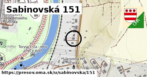 Sabinovská 151, Prešov