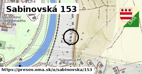 Sabinovská 153, Prešov
