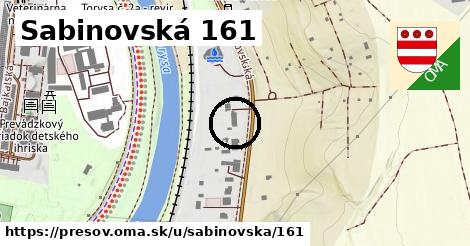 Sabinovská 161, Prešov