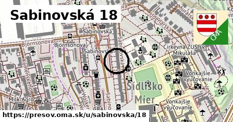 Sabinovská 18, Prešov