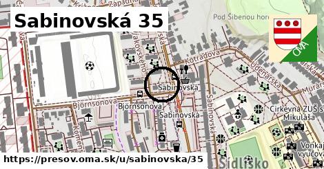 Sabinovská 35, Prešov