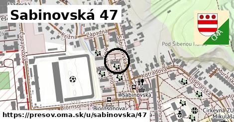 Sabinovská 47, Prešov