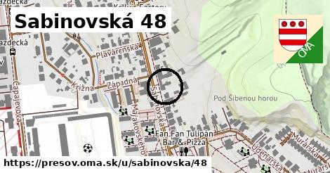 Sabinovská 48, Prešov