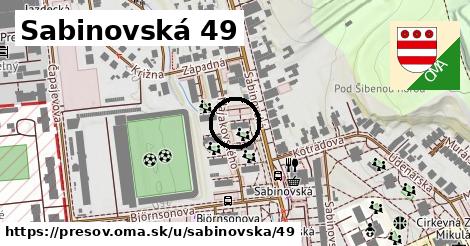 Sabinovská 49, Prešov