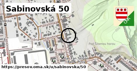 Sabinovská 50, Prešov