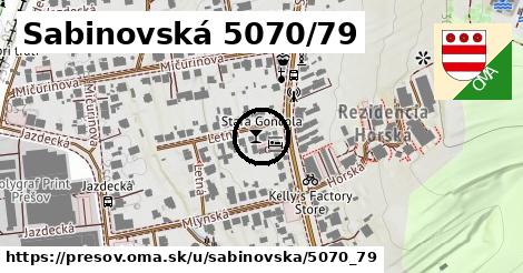 Sabinovská 5070/79, Prešov