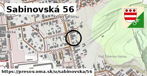 Sabinovská 56, Prešov