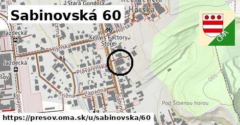 Sabinovská 60, Prešov