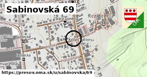 Sabinovská 69, Prešov