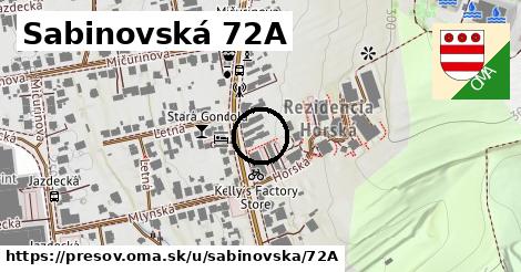 Sabinovská 72A, Prešov