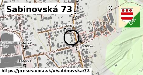 Sabinovská 73, Prešov