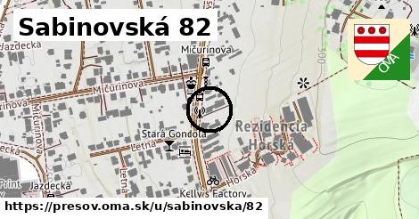 Sabinovská 82, Prešov