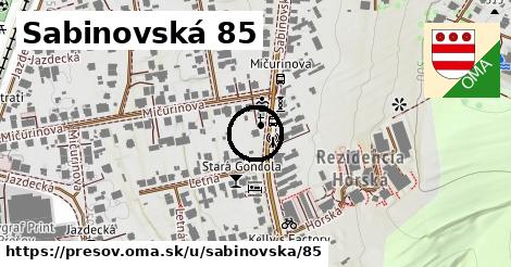 Sabinovská 85, Prešov