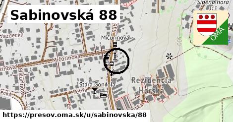 Sabinovská 88, Prešov
