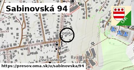 Sabinovská 94, Prešov