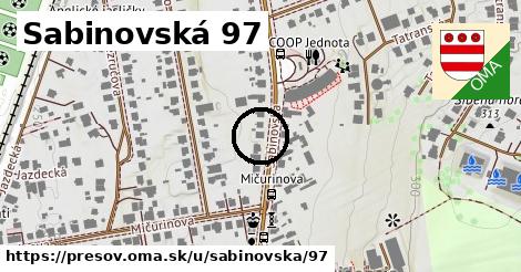 Sabinovská 97, Prešov