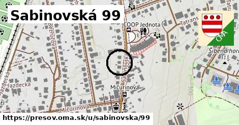 Sabinovská 99, Prešov