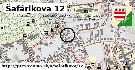 Šafárikova 12, Prešov