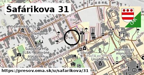 Šafárikova 31, Prešov