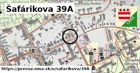 Šafárikova 39A, Prešov