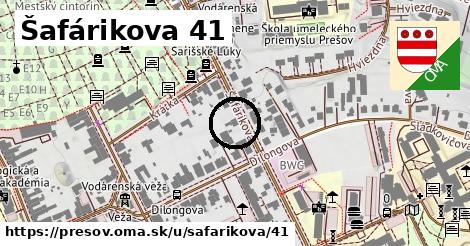 Šafárikova 41, Prešov