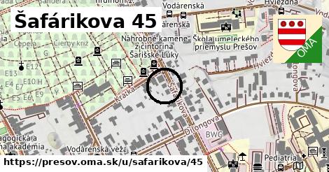Šafárikova 45, Prešov