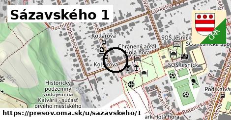 Sázavského 1, Prešov