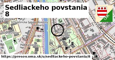 Sedliackeho povstania 8, Prešov