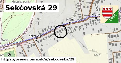 Sekčovská 29, Prešov