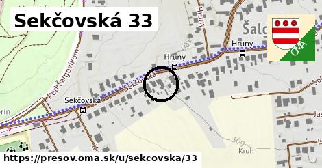 Sekčovská 33, Prešov