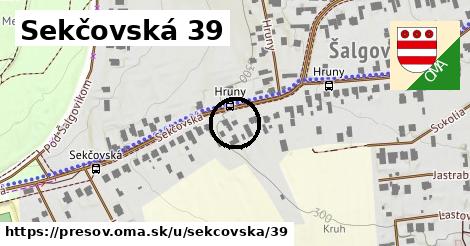 Sekčovská 39, Prešov