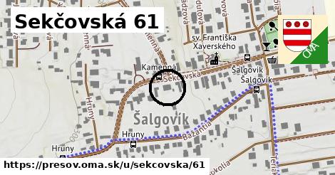 Sekčovská 61, Prešov