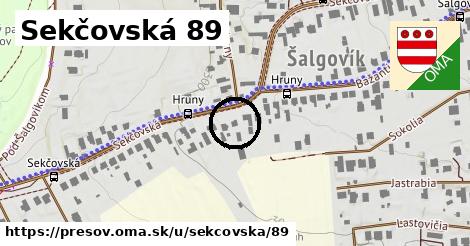Sekčovská 89, Prešov