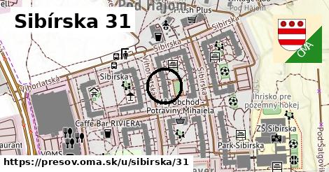 Sibírska 31, Prešov