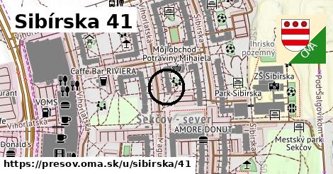 Sibírska 41, Prešov