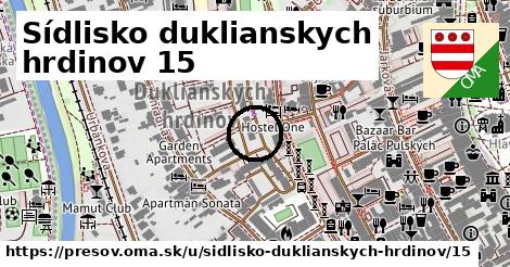 Sídlisko duklianskych hrdinov 15, Prešov