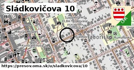 Sládkovičova 10, Prešov