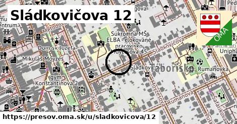 Sládkovičova 12, Prešov
