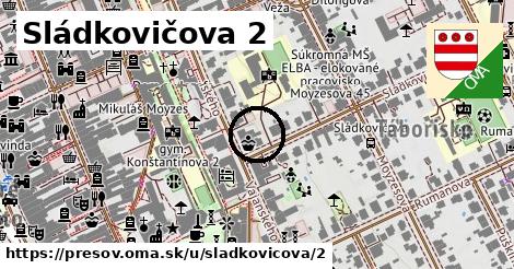 Sládkovičova 2, Prešov