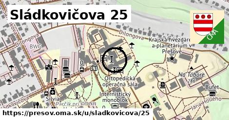 Sládkovičova 25, Prešov