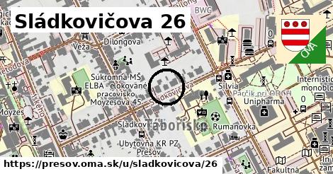 Sládkovičova 26, Prešov